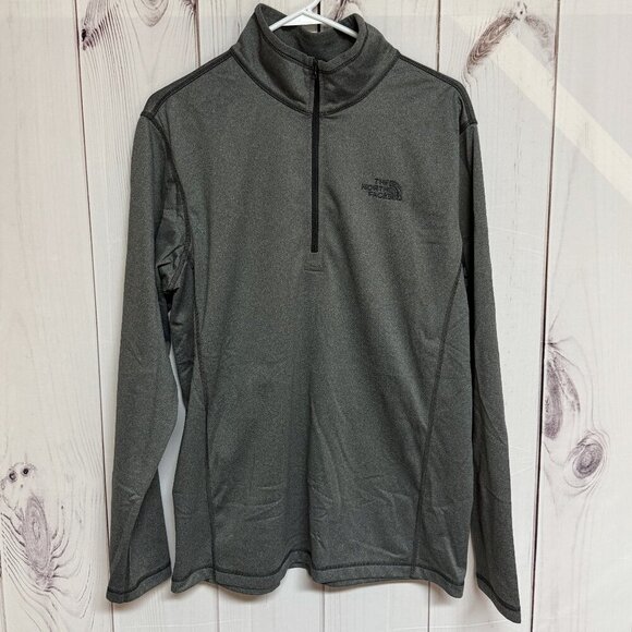 The North Face Other - The North Face Tech Glacier 1/4-Zip Men’s Large Gray Fleece EUC
